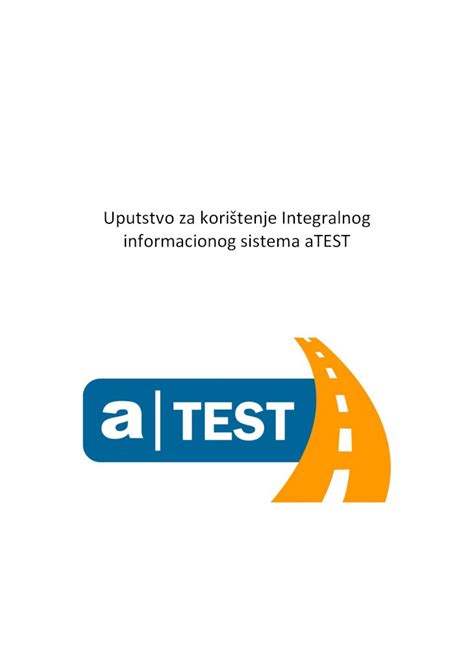 Pdf Uputstvo Za Kori Tenje Integralnog Informacionog Sistema