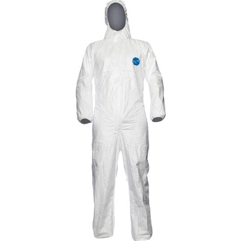 Dupont Tyvek Tyvek Classic Expert Hooded Coverall White Xxl Zoro Uk