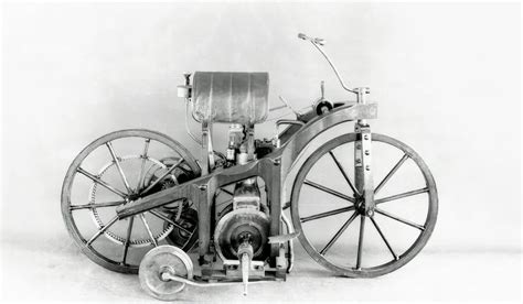 The First Motorcycle Daimler Reitwagen