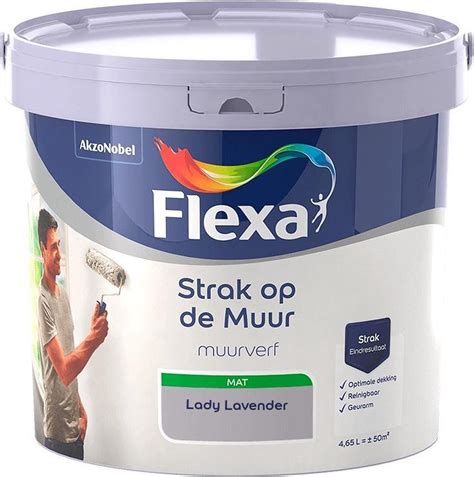 Flexa Strak Op De Muur Muurverf Mat Mengkleuren Collectie Lady