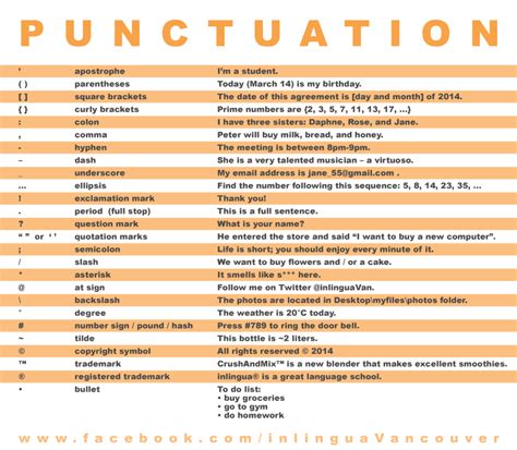 Printable Punctuation Marks And Their Meanings Hot Sex Picture