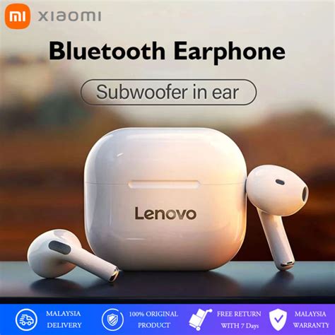 Lenovo Lp40 Lp40 Pro Tws Bluetooth Earphone With Mic Wireless Earbuds Sports Gaming Bluetooth