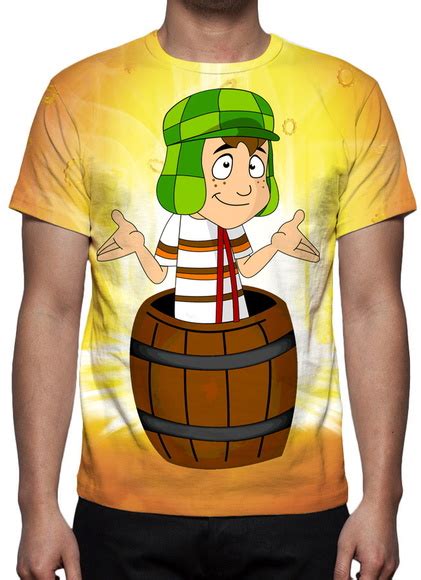 Camiseta A Turma Do Chaves Estampa Total Elo