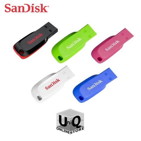 Sandisk Flash Drive Usb 20 16gb Capacity Cruzer Blade Set Of 5 All Colors Shopee Philippines