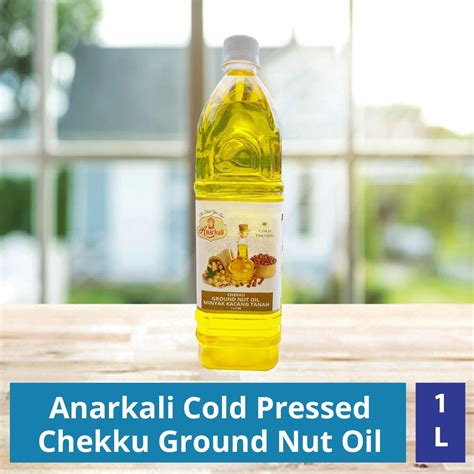 Anarkali Cold Pressed Chekku GroundNut Oil 1L NTUC FairPrice