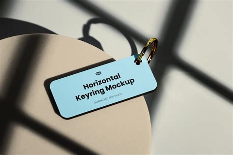 Free Lying Keyring Mockup Mockupbee