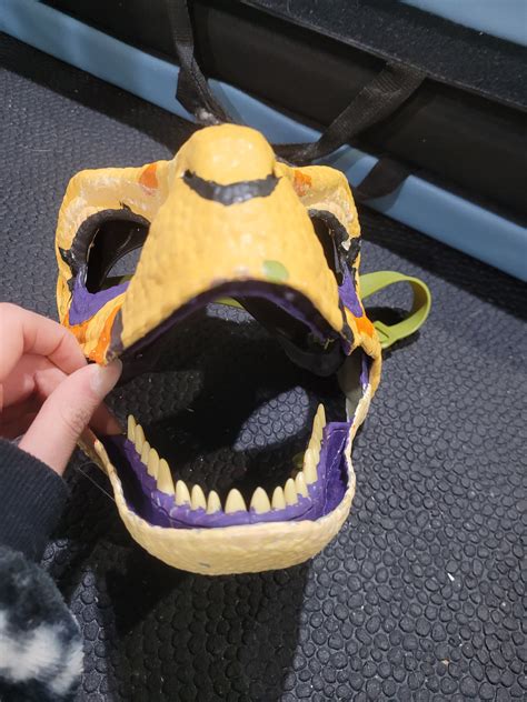 T Rex Dino Mask Etsy