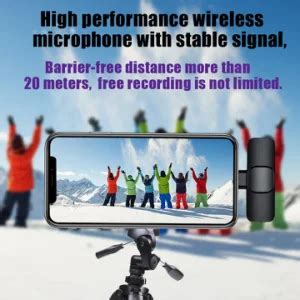 Wireless Microphone Mobile Phone Recording Equipment Live Outdoor Vlog