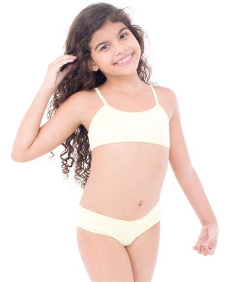 Kit Lingerie B Sicas Sem Bojo Cores Sortidas Moda Juvenil