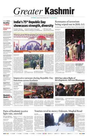 Greater Kashmir | Latest News From Kashmir, Breaking News, Current ...
