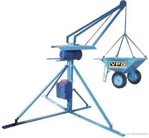 Vpg With Trolley Mini Monkey Hoist For Construction Capacity To