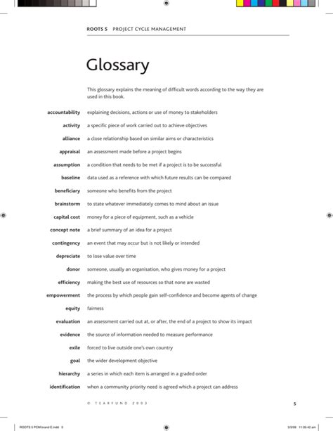 Glossary