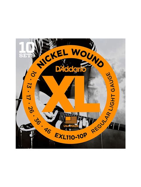 D Addario EXL110 10P XL Nickel Wound Electric Guitar Strings