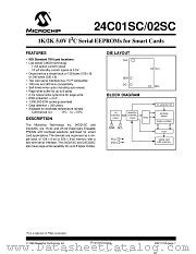 24C02 Datasheet Pdf 24C01C P24C01C IP24C01C EP24C01C SN24C01C