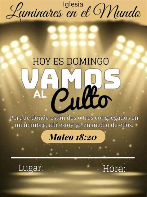 Invitaci N Para Culto Invitation Template Church Design