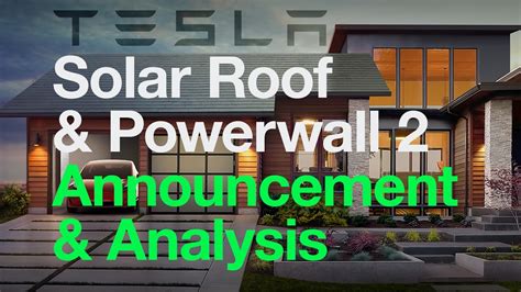 Report Tesla Solar Roof And Powerwall 2 Youtube