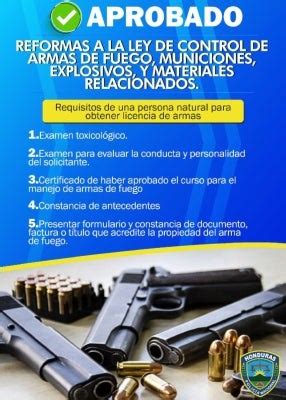 Conoce Los Requisitos Para Obtener Licencia De Armas En Honduras