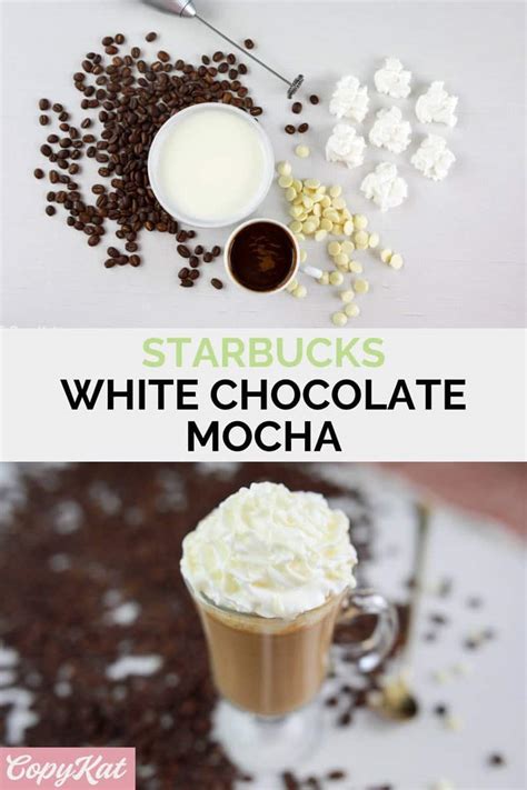 Copycat Starbucks White Chocolate Mocha Recipe And Video Copykat Recipes