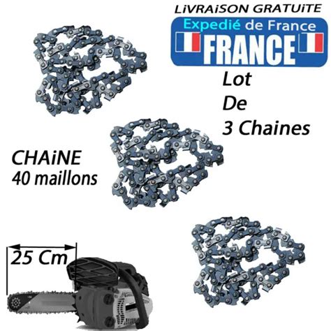 Lot De Cha Nes En Talon Pour Tron Onneuse Lagueuse