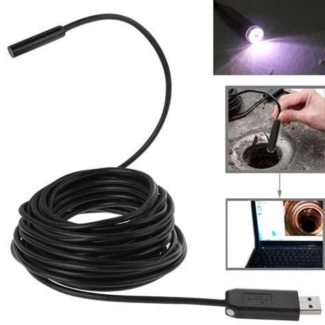 Wasserdichte Usb Endoskop Inspektionskamera Mit Led L Nge M