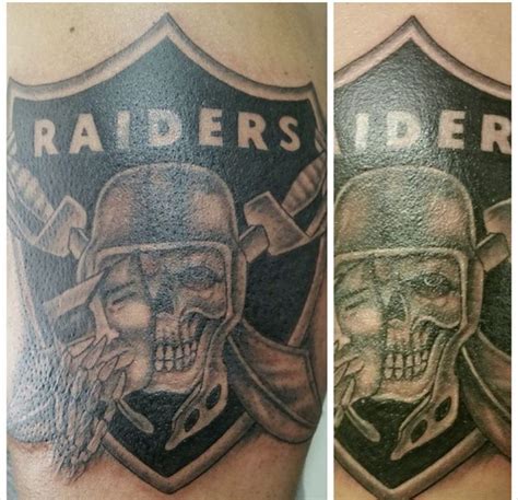 RAIDERS tattoo