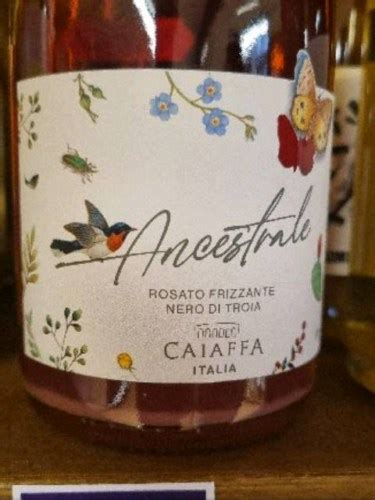 Caiaffa Ancestrale Nero Di Troia Rosato Frizzante Vivino Us