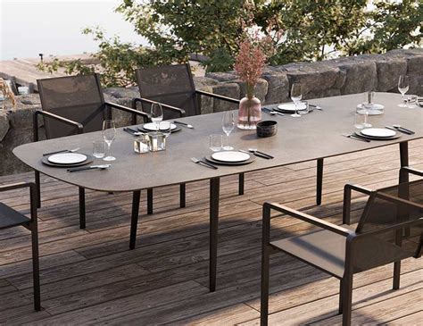 Royal Botania Styletto Table Alura Chairs Bradley Terrace