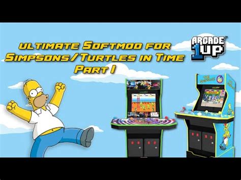 Ultimate SoftMod For Simpsons Turtles In Time Arcade1Up 150 Games