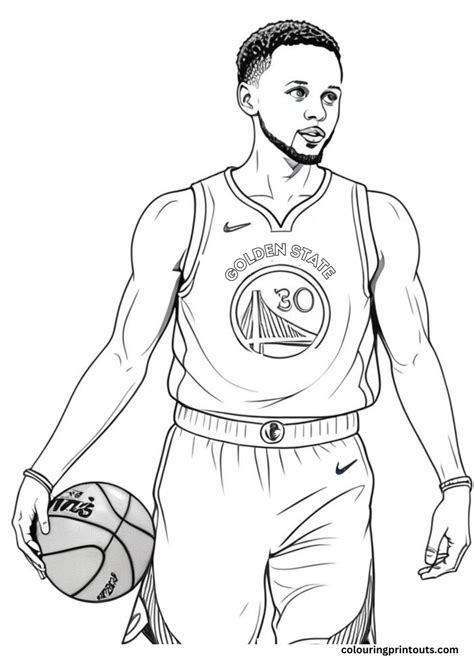 Steph Curry Coloring Pages