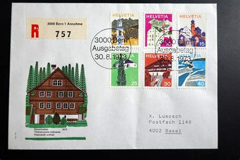 1973 75 2 FDC Landschaftsbilder Ohne 528 Kaufen Auf Ricardo