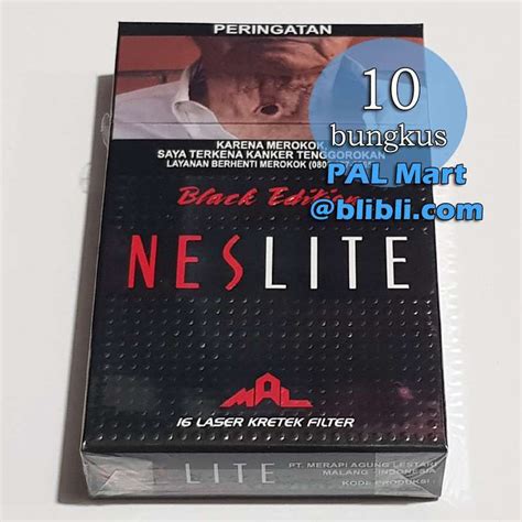 Jual Rokok Neslite Black Edition Slop Bungkus Batang