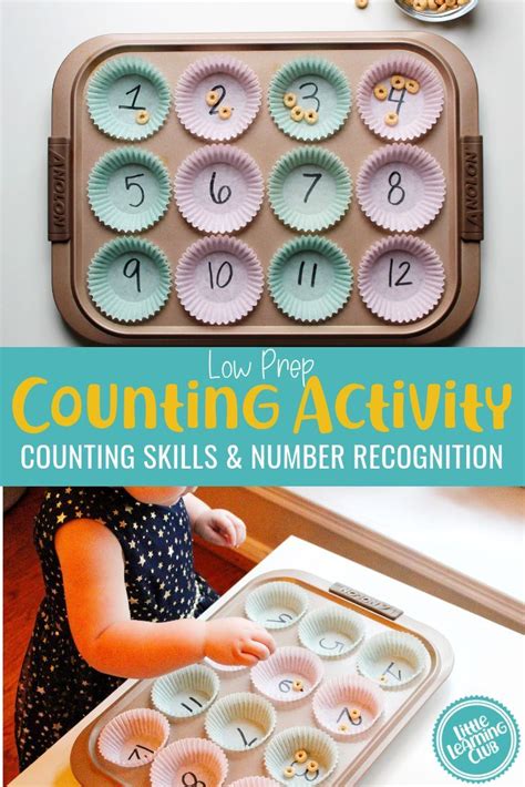 Cupcake Pan Counting Game Low Prep Activity To Help With Counting