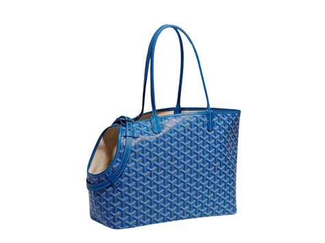 Sasom Goyard Chien Gris Bag In Goyardine Calfskin With