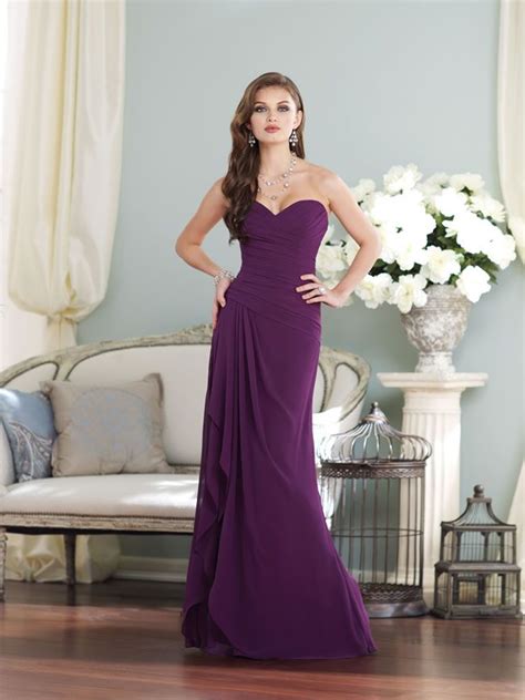 Loving This Long Purple Bridesmaid Dress From Sophia Tolli Gorgeous