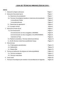 Tema T Cnicas Inmunol Gicas Iv Reacciones Secundarias