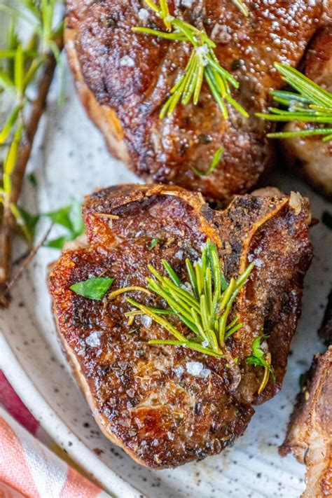 Garlic Butter Lamb Chops Sweet Cs Designs