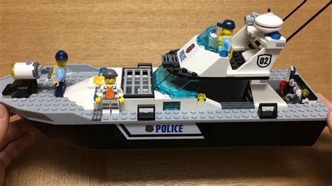 How To Build Lego Police Patrol Boatspeed Build Youtube