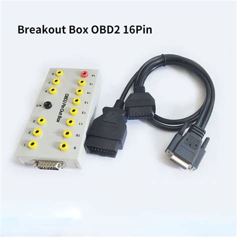 OBD2 Pin Out Box Breakout Tester Connector Auto Diagnostic Pinout Car