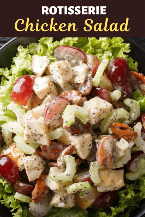 Rotisserie Chicken Salad Recipe Insanely Good