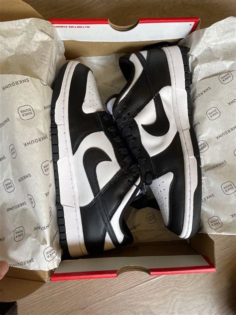 Nike Dunk Low Panda Men S Fashion Footwear Sneakers On Carousell