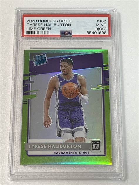 Yahoo Tyrese Haliburton Donruss Optic Lime