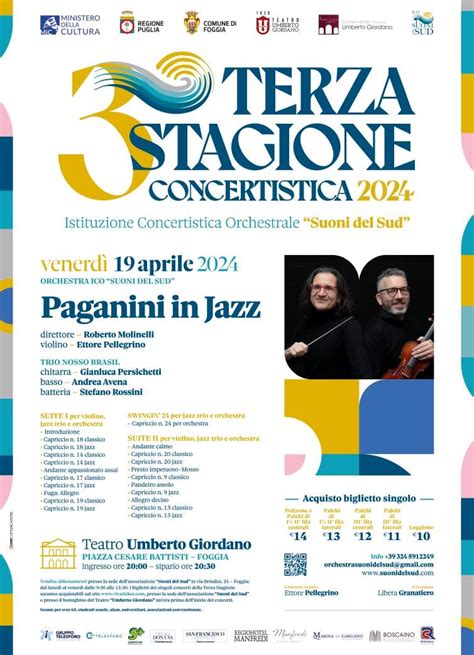 Paganini In Jazz Il Terzo Appuntamento Della Stagione Dell Ico