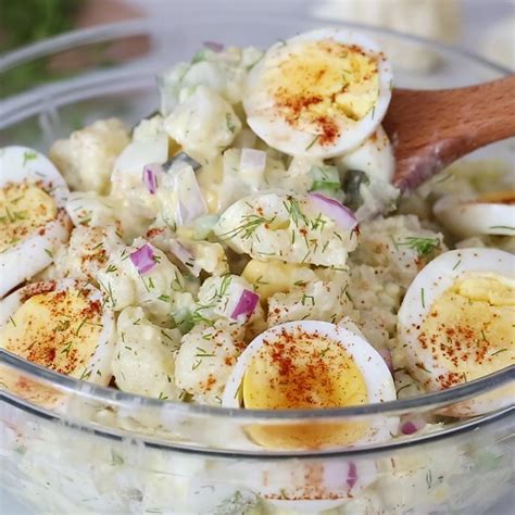 LOW CARB POTATO SALAD - Cooking TV Recipes