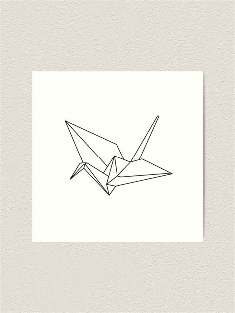 Origami Art Print For Sale By Bananenbunker Redbubble