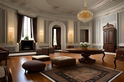 Premium AI Image | Victorian Interior Design Hyperrealistic Trending