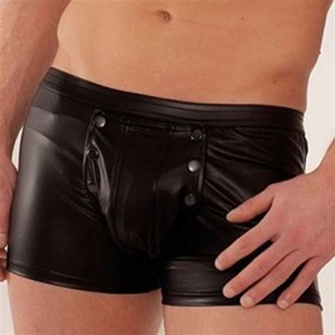 Ropa interior Sexy Gay para hombre bóxer de poliéster Talla M L XL