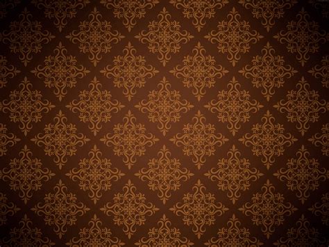 Brown floral background - PSDgraphics