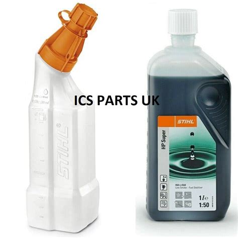 Stihl 1lt HP Super Green 2 Stroke 0il 1 Lt Stihl Mixing Bottle