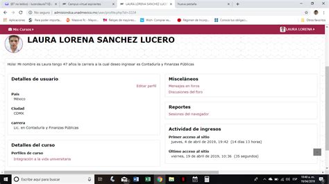 UNIDAD 1 SESIÓN 1 ACTIVIDAD 1 PERFIL DE LA UnADM Universidad Abierta y