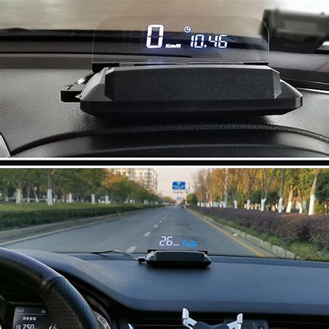 Auto Gps Digitale Snelheidsmeter Hud Automotive He Grandado